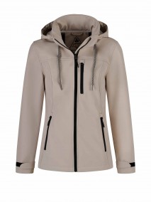 BJØRNSON Softshell Jas 4 seizoenen Dames Beige - KAISA