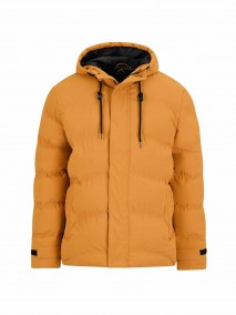 BJØRNSON Regenjas / Winterjas Winddicht Waterdicht Heren Oker Geel Boje