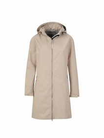 BJØRNSON Softshell Parka Zomerjas Dames Beige CHARLOTTA