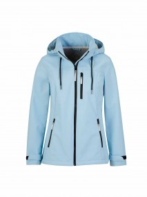 BJØRNSON Softshell Jas 4 seizoenen Dames Hemelsblauw - KAISA