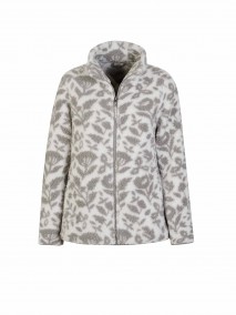 BJØRNSON Lelie Fleece Vest Dames 4 seizoenen - Zacht - Witgrijs