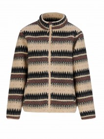 BJØRNSON Moa Parka Teddy Fleece Vest Dames 4 seizoenen - Camel