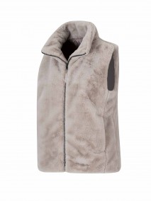 BJØRNSON Riga Bont Bodywarmer Dames - Faux Fur - Imitatie bont - Nepbont - Winddicht -  Beige