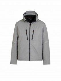 BJØRNSON Winterjas Winddicht Gewatteerd Heren Grijs Svante