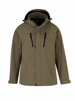 Bjornson Regenjas Zomerjas Dames Waterdicht Khaki - Fabian