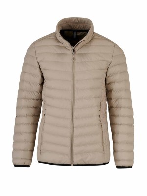 Bjornson Stepjack Zomerjas Heren Taupe - Winddicht - Padded - JEPPE