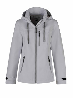 BJØRNSON Softshell Jas 4 seizoenen Dames Wit - KAISA