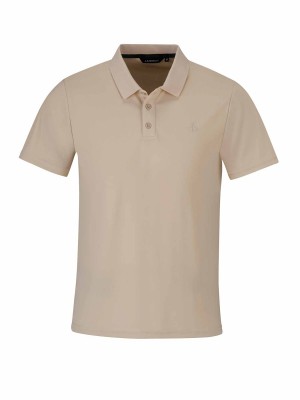 Polo Shirt Heren - Katoen - Zand - Roger