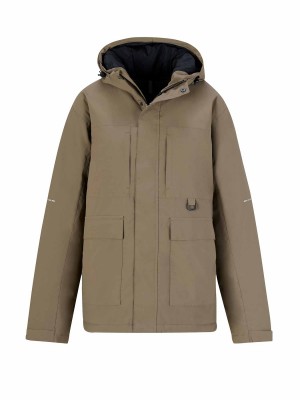 BJØRNSON Regenjas / Winterjas Heren - Waterdicht - Taupe