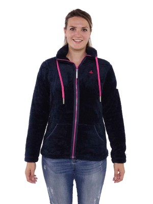 BJØRNSON Coral Fleece Vest Zacht / 4 seizoenen Dames Donkerblauw - 36-56 - ELIN