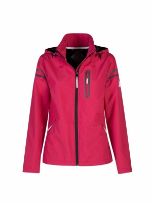 BJØRNSON Softshell Zomerjas Dames Granita Rood - Winddicht - Ademend - JINTE