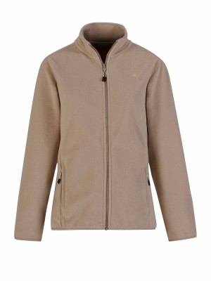 Bjornson Fleece Vest 4 Seizoenen Dames Licht Beige Julia