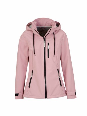 BJØRNSON Softshell Jas 4 seizoenen Dames Oud Roze - KAISA