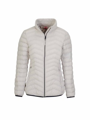 BJØRNSON Stepjack Zomerjas Dames Off-white - Winddicht - LIVA