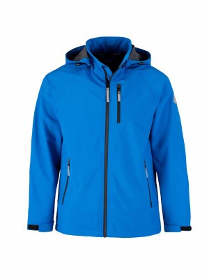 BJØRNSON Zomerjas Softshell Heren Kobalt - Winddicht - Ademend - OVE