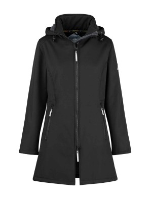 Softshell Jas Parka Dames Teddy Voering Zwart - 36-56 - SIGNE