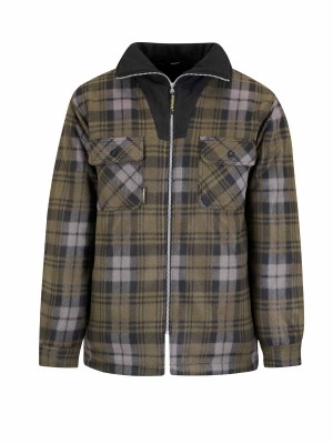 STØRVIK Stanley Thermo Fleece Vest / Houthakkers Jas - Olijfgroen