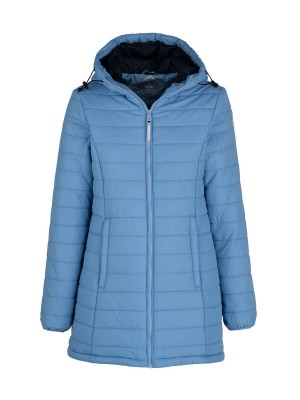 BJØRNSON Stepjack Parka Zomerjas Dames Koren Blauw - TANJA