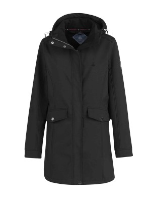 Softshell Winterparka Teddyvoering Winddicht Dames Zwart - 36-56 - YLVA