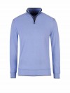 Bjornson Fijn Gebreid Pullover (fleece-gevoerd) Heren Lichtblauw - S-4XL - ZIMON