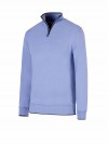 Bjornson Fijn Gebreid Pullover (fleece-gevoerd) Heren Lichtblauw - S-4XL - ZIMON