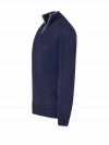 Bjornson Fijn Gebreid Pullover (fleece-gevoerd) Heren Donkerblauw- S-4XL - ZIMON