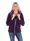 BJØRNSON Coral Fleece Vest Dames Zacht / 4 seizoenen Paars - 36-56 - ELIN
