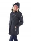 BJØRNSON Softshell Jas Parka Dames Teddy Voering Antraciet Melange - 36-56 - DORTE