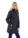 BJØRNSON Softshell Jas Parka Dames Teddy Voering Antraciet Melange - 36-56 - DORTE