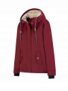 BJØRNSON Regenjas / Winterjas Winddicht Waterdicht Dames Bordeaux Rood Agneta