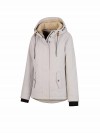 BJØRNSON Regenjas / Winterjas Winddicht Waterdicht Dames Zand-Beige Agneta