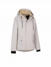 BJØRNSON Regenjas / Winterjas Winddicht Waterdicht Dames Zand-Beige Agneta
