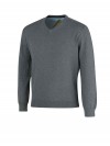 Pullover V-Hals Heren Antraciet Grijs