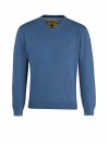 Pullover V-Hals Heren Denim