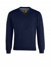 Pullover V-Hals Heren Donkerblauw