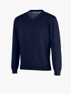 Pullover V-Hals Heren Donkerblauw