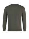 Pullover V-Hals Heren Olijfgroen - S-6XL - Anders