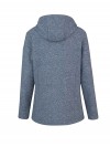 Gebreid Hooded Vest 4 seizoenen Dames Blauw - 36-56 - ANNE