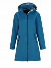 BJØRNSON Anneli Softshell Winterjas Dames - Parka - Blauw