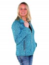 VEST GEBREID DAMES Blauw Atol - Elena