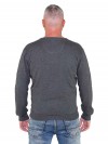 Pullover V-Hals Heren Antraciet Grijs