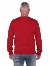 Pullover V-Hals Heren Rood