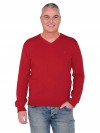 Pullover V-Hals Heren Rood