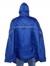 Regenponcho Unisex Waterdicht Blauw - One Size - Haps