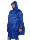 Regenponcho Unisex Waterdicht Blauw - One Size - Haps