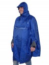 Regenponcho Unisex Waterdicht Blauw - One Size - Haps