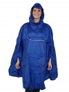 Regenponcho Unisex Waterdicht Blauw - One Size - Haps