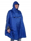 Regenponcho Unisex Waterdicht Blauw - One Size - Haps