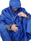 Regenponcho Unisex Waterdicht Blauw - One Size - Haps