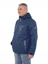 SOFTSHELL JAS HEREN navy melange - Enzo